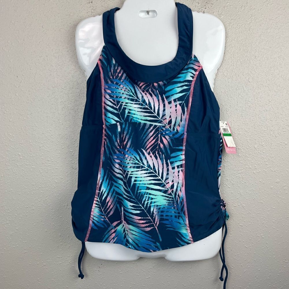 NWT GO Tankini Swim Top Size L
